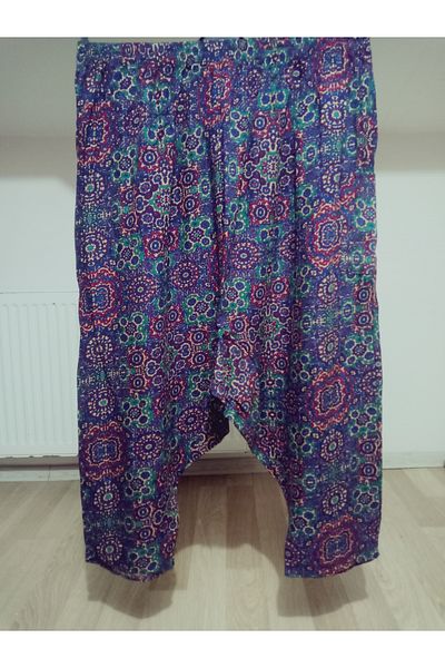 hoaryage Viscose Press Fabric Floral Patterned Shalwar with Pockets 100% Cotton 38 Size up to 100 kg