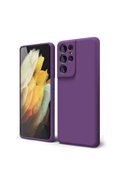 OEM Carcasă compatibilă Samsung S21 ULTRA din silicon catifelat cu protecție ...