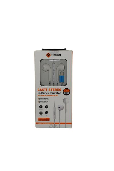 itrend Stereo In-Ear Headphones with Lightning Microphone