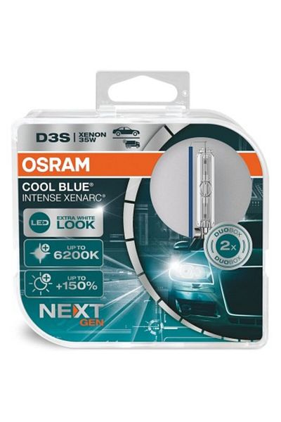 Osram Set of 2 car bulbs XENON D3S Osram Xenarc Original Cool Blue Intense Next Gen +150% 42V 35W