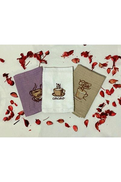 TUHAM AKSESUAR TAÇ 3' LÜ 40X60 MUTFAK HAVLUSU SETİ