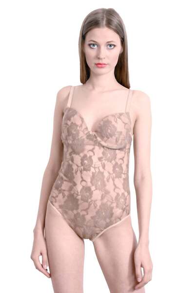 BLD by Exclusive Beige lace bodysuit, Bianca, BLD by Exclusiv