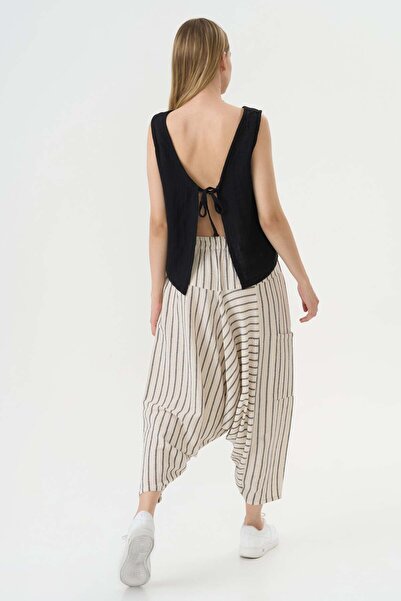 NEVHİS Çizgili Şalvar