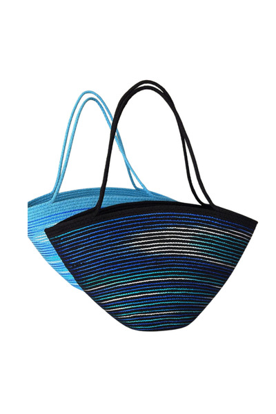 Hazen Home Γυναικεία τσάντα παραλίας 1 τεμάχιο μαύρο χρώμα