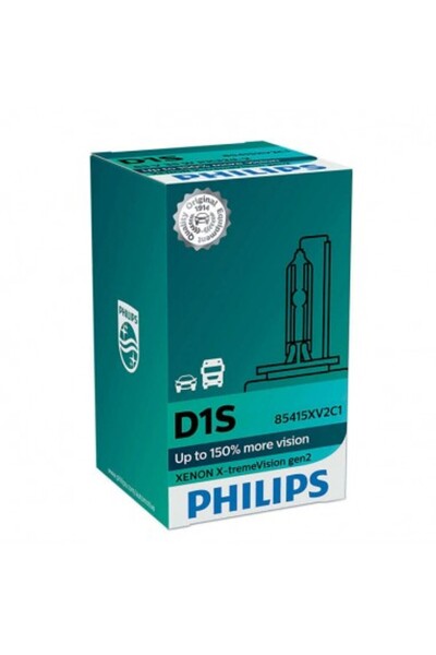 Philips Λάμπα αυτοκινήτου Xenon Philips D1S Extreme Vision, 85V, 35W,