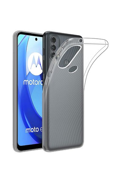 OEM Carcasă din silicon pentru Motorola Moto E40 - Transparentă
