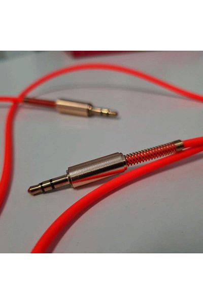 SIKS ® Audio Cable, 3.5 mm Jack plug, fast transmission, multiple compatibility, red