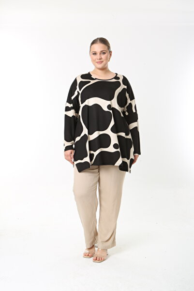 XL Modam Women's Summer Long Sleeve Plus Size Tunic