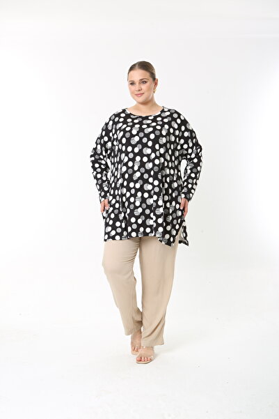 XL Modam Women's Summer Long Sleeve Plus Size Tunic