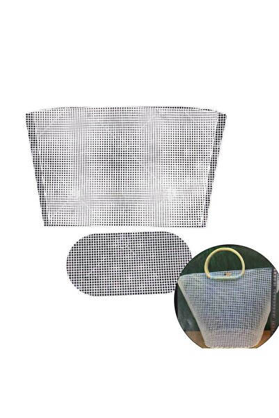 Ritzz Комплект от 3 платнени найлонови торбички - бял