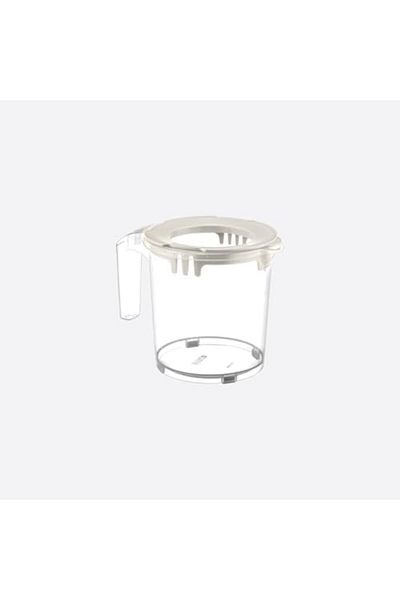 STOREMAX Jvnnastore 1600 ml Mixer Container with Lid and Measure - with Protection Lid, Bpa Free, Food Te