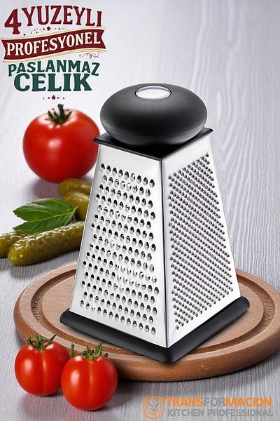 Transformacion Hand Grater 4 Sides Professional 304 Stainless Steel 721827