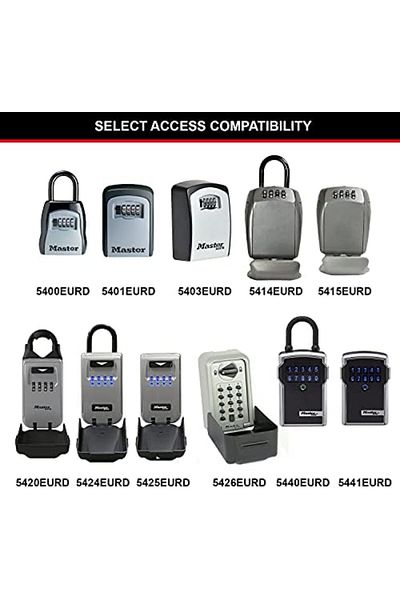 STOREMAX Ntwork Lock Retractable Key Cable for 5490Eurd Key Safe, up to 91 Cm, Black,