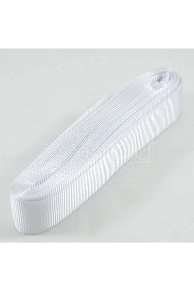 STOREMAX Sellbuystore Showcase White Grosgrain Ribbon 2 Cm. X 10 Meters (White) 1053513