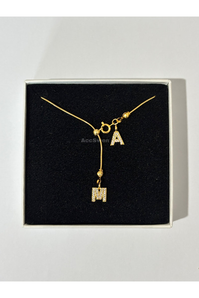 acc swen قلادة مكونة من حرفين على شكل مصعد منخفضة القطع من الفولاذ على شكل حرف Y