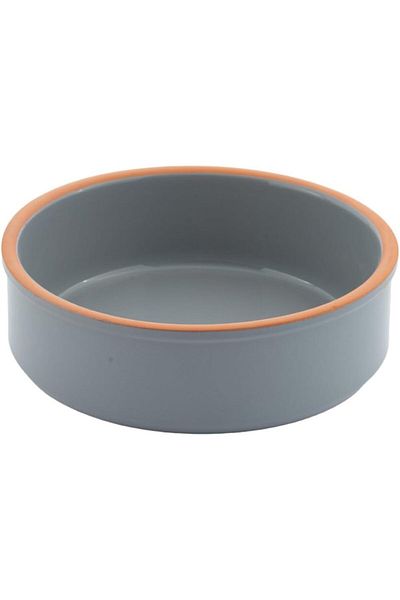 STOREMAX Jvnnastore Iznik Clay Stew and Yogurt Bowl Full Glazed Pottery 19X6Cm (Gray) 646268