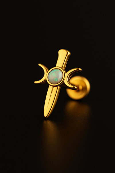 depozoom 316l Cerrahi Çelik Kıkırdak Tragus Ve Tüm Kulak Bölgesine Uygun Kılı...