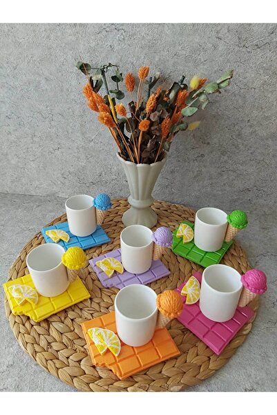 Mutlu Dondurmalı türk kahvesi fincanı seti