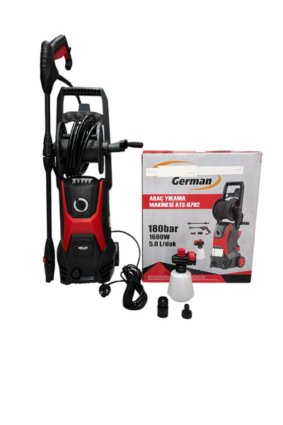 Melzohome MELZO GERMANY Basınçlı Elektrikli Basınçlı Araç yıkama Bahçe Sulama 180 Bar