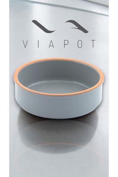 STOREMAX Jvnnastore Iznik Clay Stew and Yogurt Bowl Full Glazed Pottery 19X6Cm (Gray) 646268