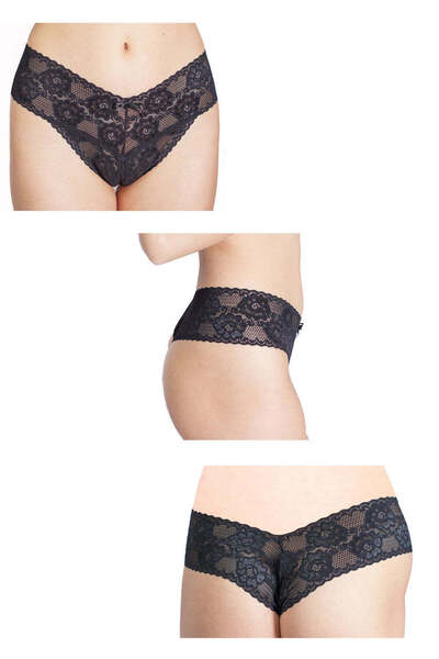 BLD by Exclusive IRIS beige lace boxer briefs, BLD by Exclusive