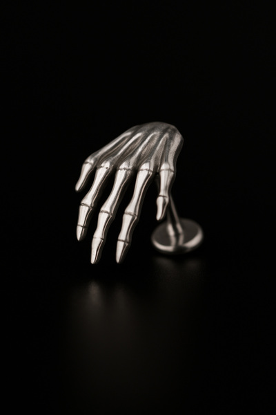 depozoom 316l Cerrahi Çelik Kıkırdak Tragus Ve Tüm Kulak Bölgesine Uygun İske...