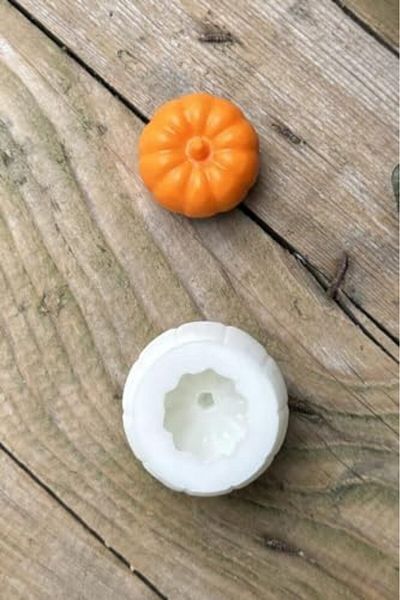 STOREMAX Ntwork Concept Pumpkin Small Size Candle Mold (Silicone) Art 1087243