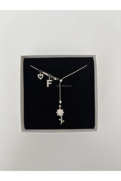 acc swen قلادة على شكل حرف ديزي أبليانس، قلادة منخفضة القطع، قلادة من الفولاذ...