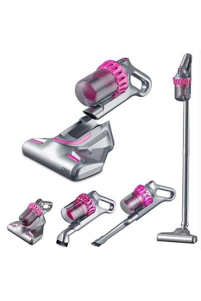 SIKS 4 in 1 Cordless Portable Upright Vacuum Cleaner for Home and Car, With Hepa Anti-mite Filter