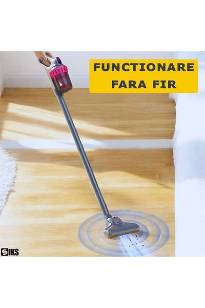 SIKS 4 in 1 Cordless Portable Upright Vacuum Cleaner for Home and Car, With Hepa Anti-mite Filter