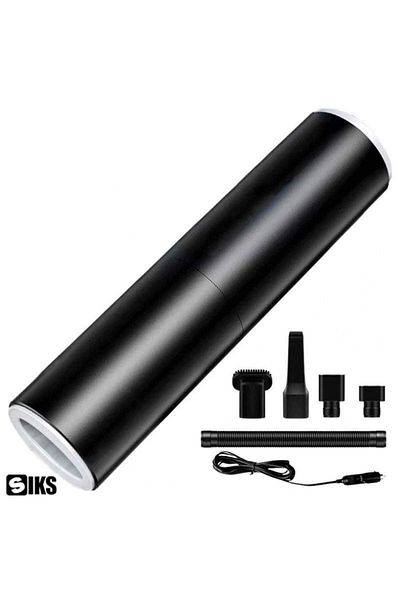 SIKS Portable Car Vacuum Cleaner, 7000 Pa, 43000R/Min, 120W, Mini Wet/Dry Vacuum Cleaner