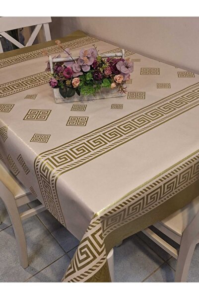 Başak Ev Tekstili Fiber PVC Oilcloth - Patterned Removable Tablecloth