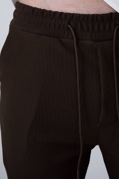 MARRAKECH Men's Zipper Leg Detailed Ribbed Jogger