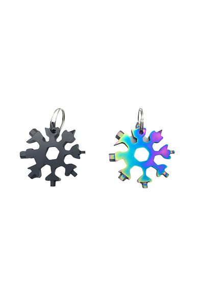 STOREMAX Jvnnastore 8in1 Round Alyan Keychain Snowflake Model 646268