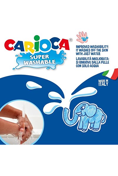 CARIOCA Joy Super Washable Felt Tip Crayons 24 Pcs