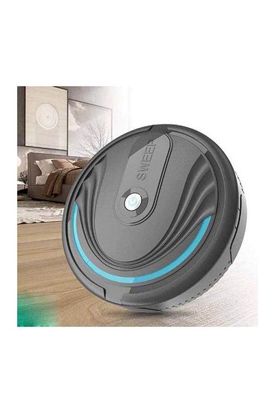 SIKS ® robot vacuum cleaner, powered by 3 A batteries, gray color