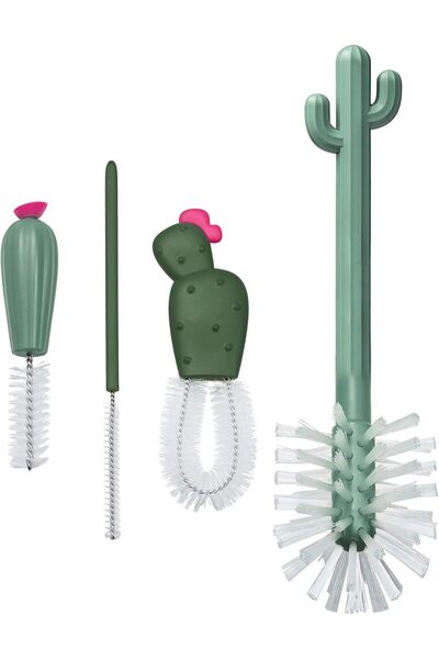 Genel Markalar Yedek Kaktüs Şişesi Temizleme Fırçası Seti Çoklu