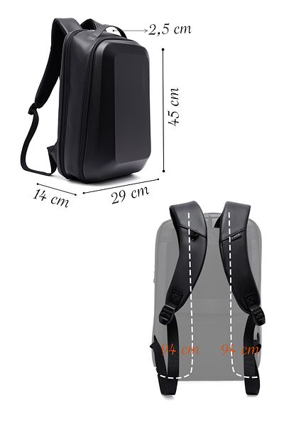 Derimod D-Pack Men's Black Backpack 25Sbd30246F