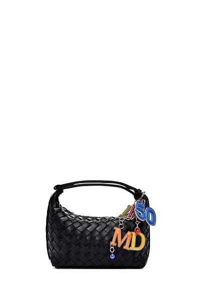 Derimod Women's Black Accessory Knitted Mini Shoulder Bag 25Sbd292329