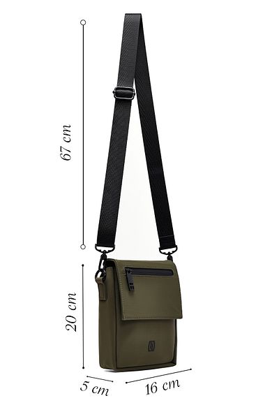 Derimod Men's Green Mini Messenger Bag 25Sbd30016F
