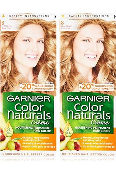 Garnier صبغة شعر كولور ناتشورالز 8 أشقر فاتح