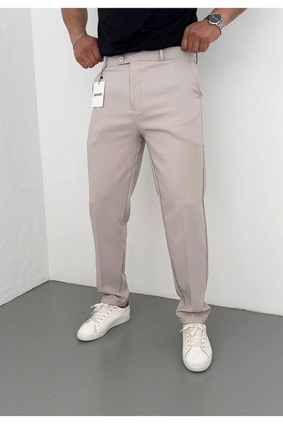 REX MODA Men's Old Money Double Fabric Trousers