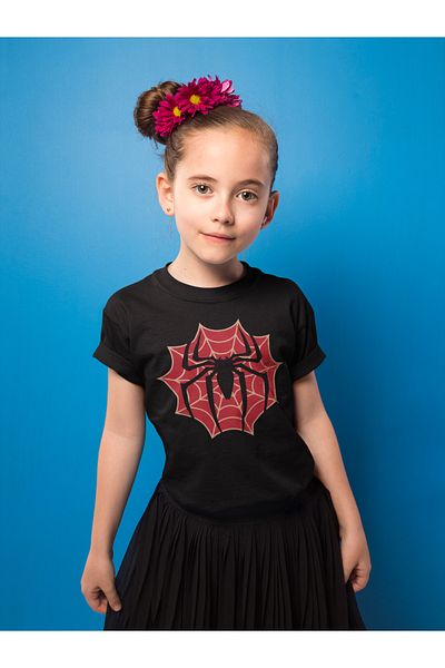 SEVBANO Tricou pentru copii unisex cu eroi de film cu logo-ul Spider-Man (vârsta 1-12)