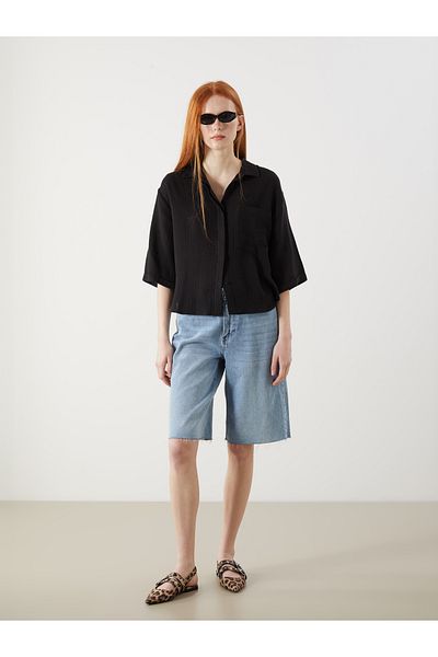 LC Waikiki Cămașă de damă oversize din muselină