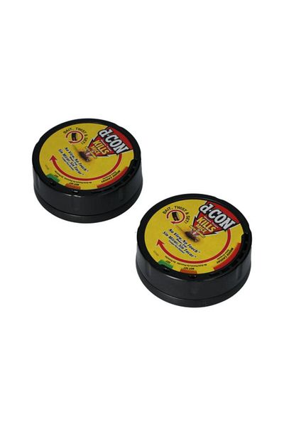 Generic d-con 2-Piece Durable Plastic No View and Touch Mouse Snap Trap Black