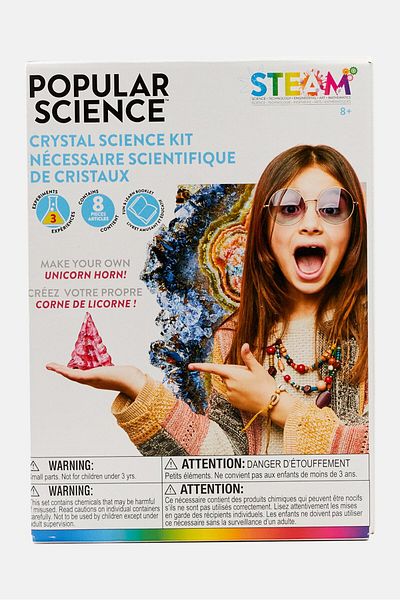 Popular Science Unicorn Crystals Starter Science Kit, Pink