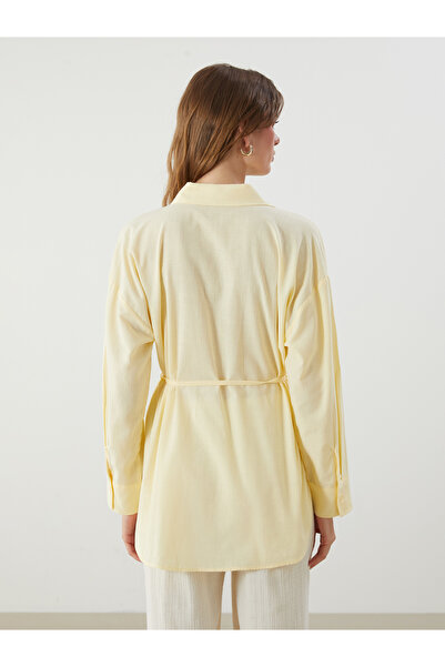 LC Waikiki Oversize női ing derékpánttal