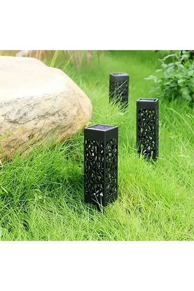 PRATİKOBA Decorative Solar Powered Garden Lighting Walkway Set (6 Pieces)