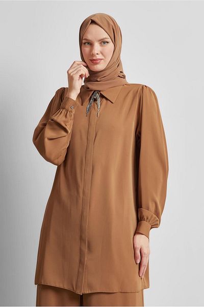 Alvina Brooched Tunic 44200