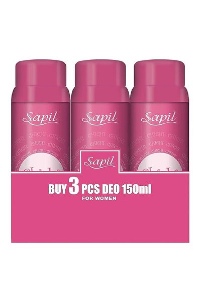 sapil بخاخ مزيل العرق المعطر شيشي للنساء - عبوة اقتصادية